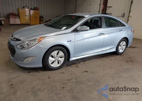 2015 Hyundai Sonata Hybrid z USA, uszkodzony, nr VIN KMHEC4A44FA135292